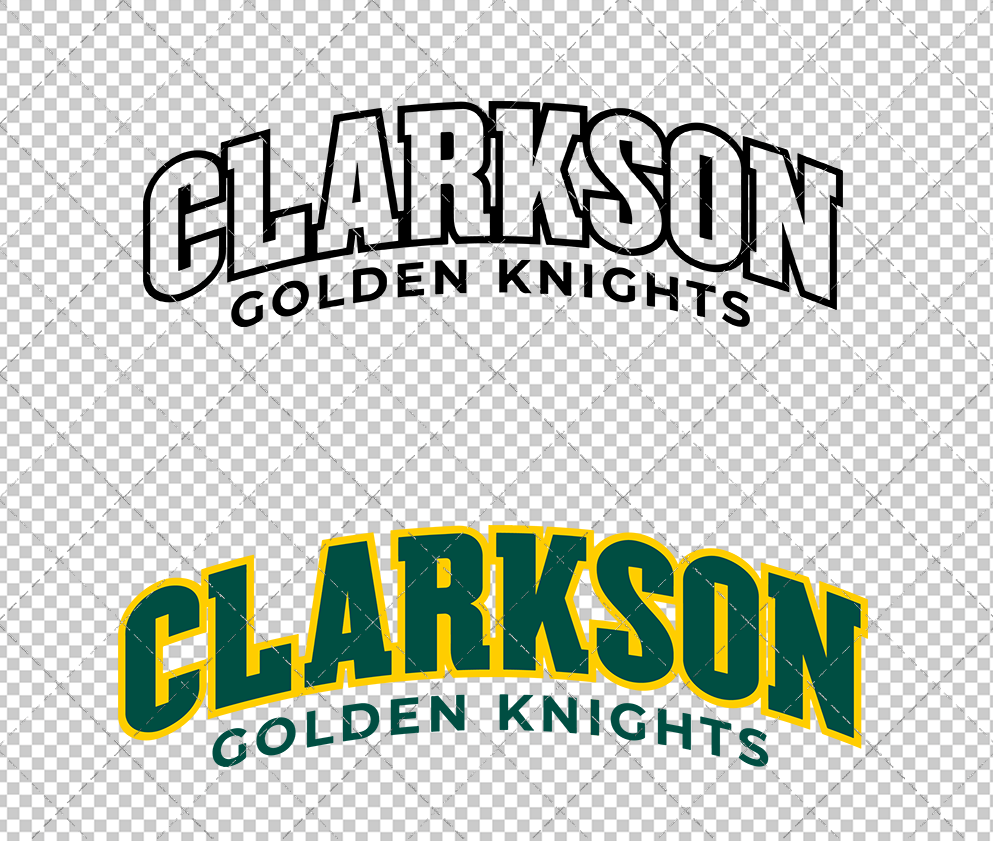 Clarkson Golden Knights Jersey 2019 007, Svg, Dxf, Eps, Png - SvgShopArt