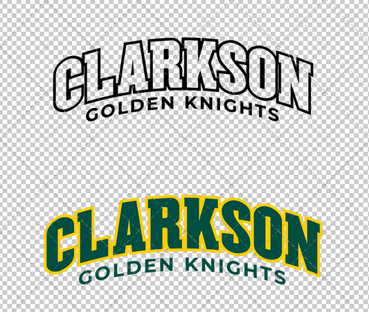 Clarkson Golden Knights Jersey 2019 007, Svg, Dxf, Eps, Png - SvgShopArt