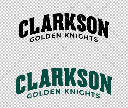 Clarkson Golden Knights Jersey 2019 008, Svg, Dxf, Eps, Png - SvgShopArt