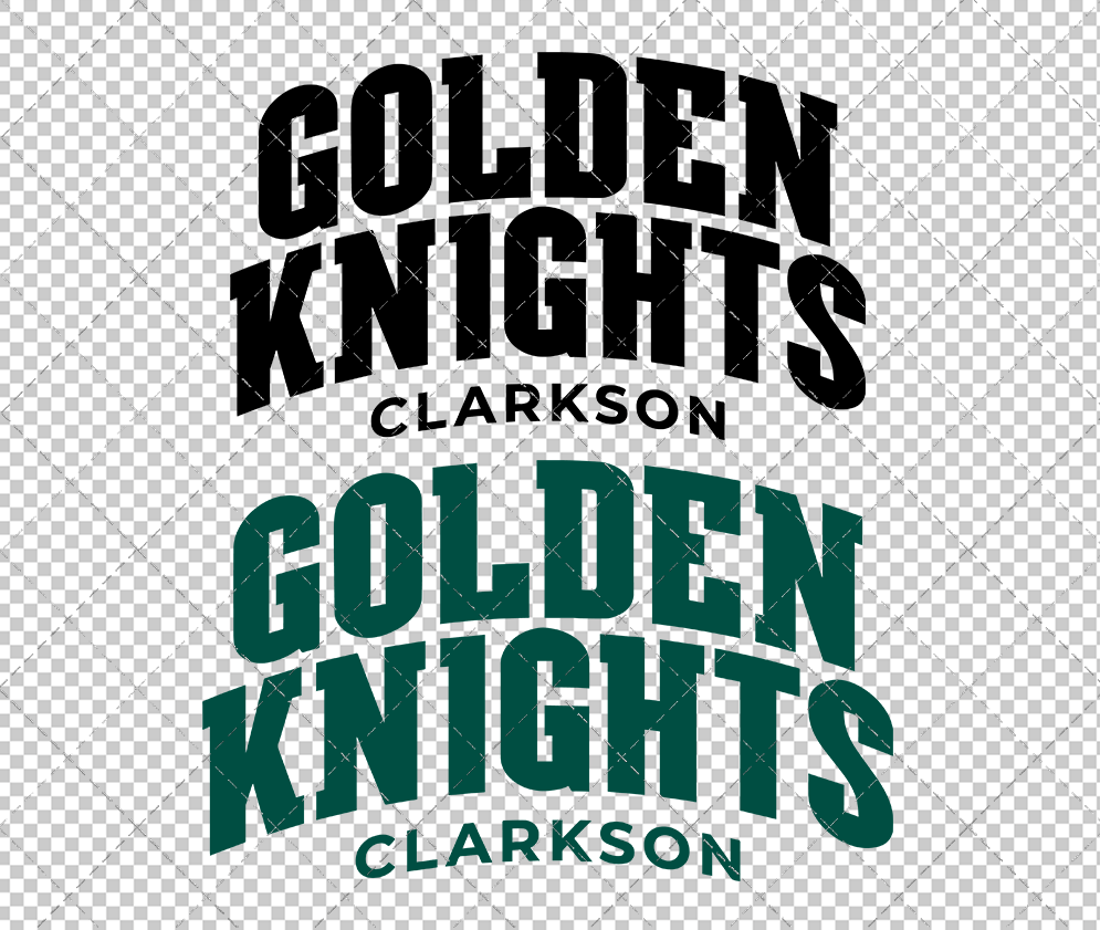 Clarkson Golden Knights Jersey 2019 014, Svg, Dxf, Eps, Png - SvgShopArt