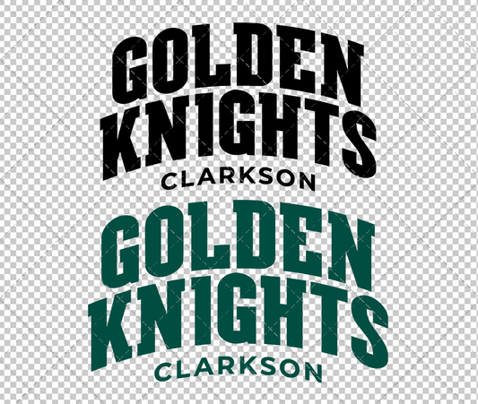 Clarkson Golden Knights Jersey 2019 014, Svg, Dxf, Eps, Png - SvgShopArt