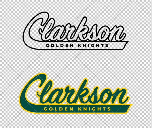 Clarkson Golden Knights Jersey 2019 016, Svg, Dxf, Eps, Png - SvgShopArt
