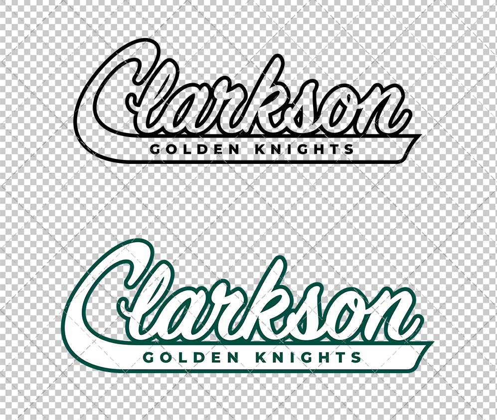 Clarkson Golden Knights Jersey 2019 017, Svg, Dxf, Eps, Png - SvgShopArt