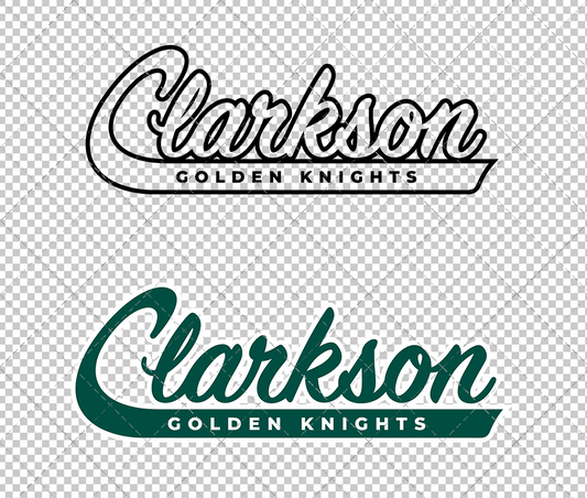 Clarkson Golden Knights Jersey 2019 018, Svg, Dxf, Eps, Png - SvgShopArt