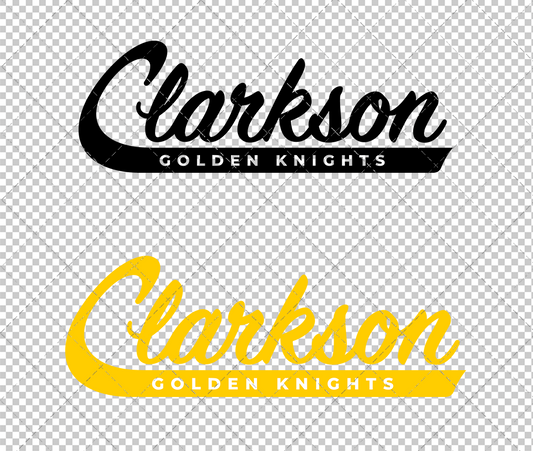 Clarkson Golden Knights Jersey 2019 019, Svg, Dxf, Eps, Png - SvgShopArt