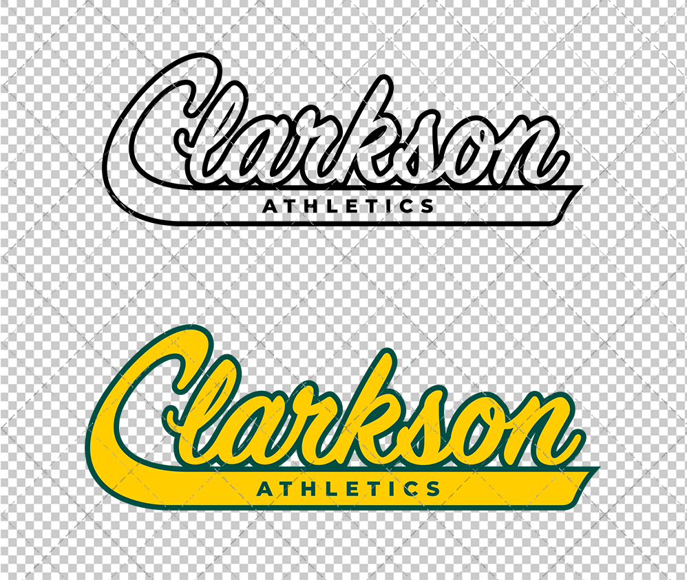 Clarkson Golden Knights Jersey 2019 022, Svg, Dxf, Eps, Png - SvgShopArt