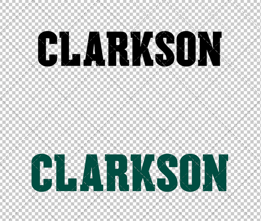 Clarkson Golden Knights Wordmark 2019 002, Svg, Dxf, Eps, Png - SvgShopArt