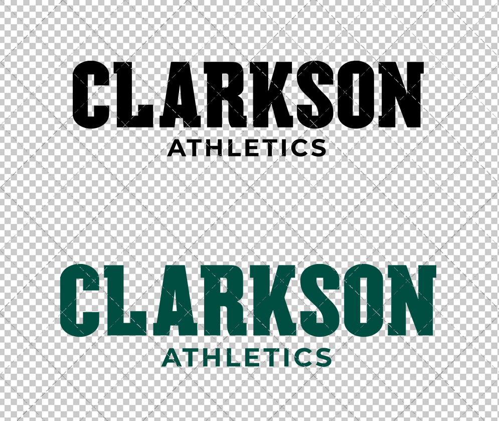 Clarkson Golden Knights Wordmark 2019 006, Svg, Dxf, Eps, Png - SvgShopArt