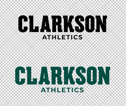 Clarkson Golden Knights Wordmark 2019 006, Svg, Dxf, Eps, Png - SvgShopArt