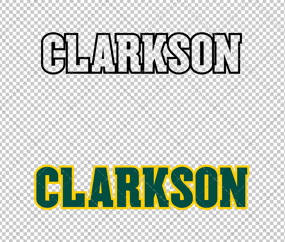 Clarkson Golden Knights Wordmark 2019, Svg, Dxf, Eps, Png - SvgShopArt