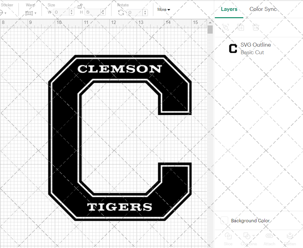 Clemson Tigers Alternate 1951, Svg, Dxf, Eps, Png - SvgShopArt