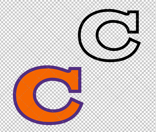 Clemson Tigers Alternate 1965 002, Svg, Dxf, Eps, Png - SvgShopArt
