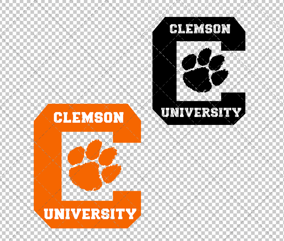 Clemson Tigers Alternate 1976, Svg, Dxf, Eps, Png - SvgShopArt