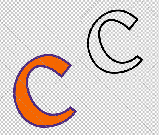 Clemson Tigers Alternate 1977 002, Svg, Dxf, Eps, Png - SvgShopArt