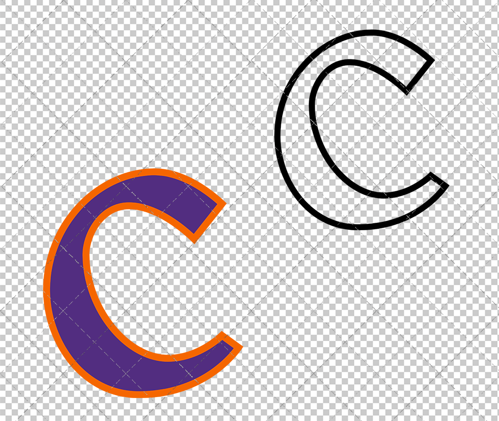 Clemson Tigers Alternate 1977 003, Svg, Dxf, Eps, Png - SvgShopArt