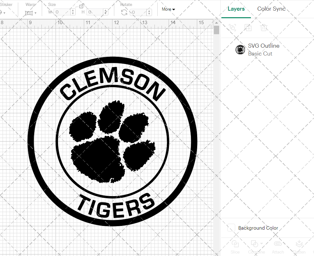 Clemson Tigers Circle 2014, Svg, Dxf, Eps, Png - SvgShopArt