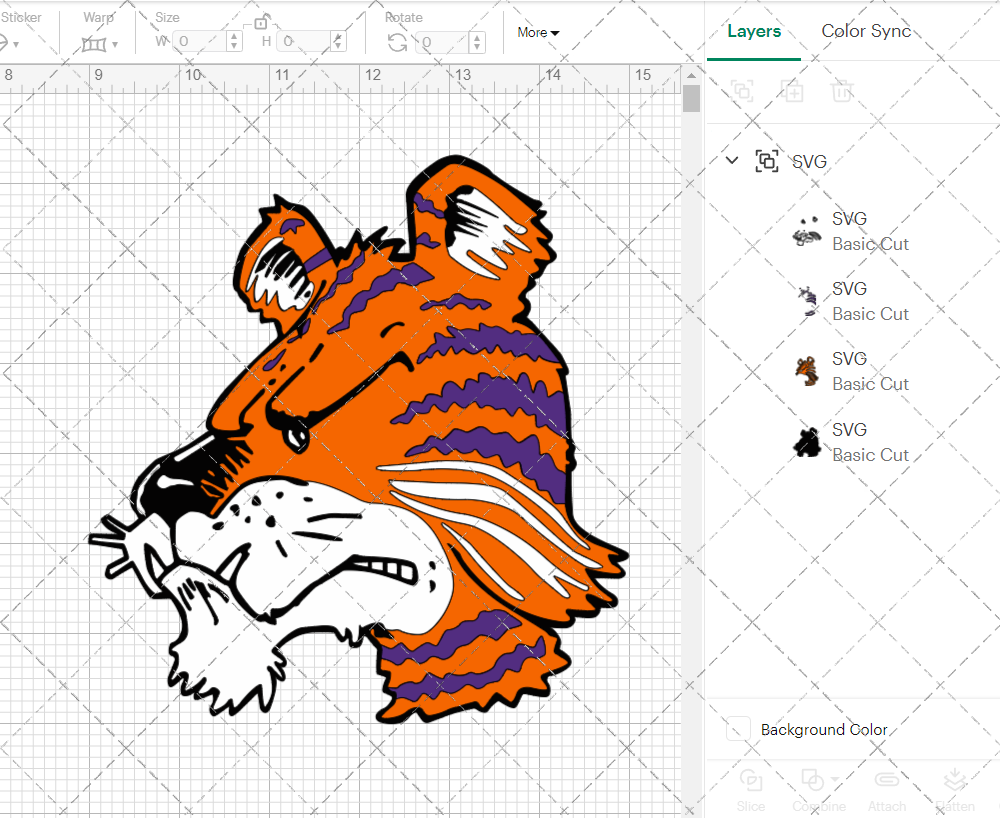 Clemson Tigers Mascot 1978, Svg, Dxf, Eps, Png - SvgShopArt