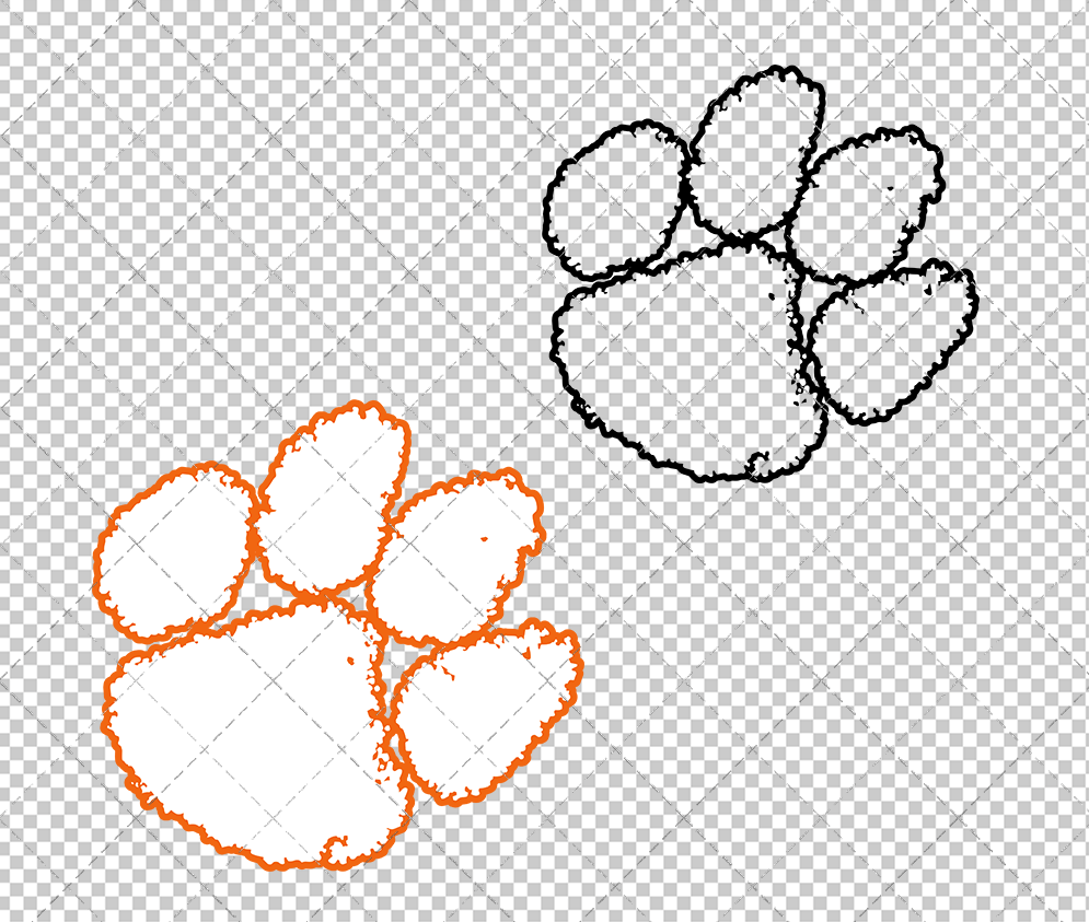 Clemson Tigers Secondary 1977 003, Svg, Dxf, Eps, Png - SvgShopArt