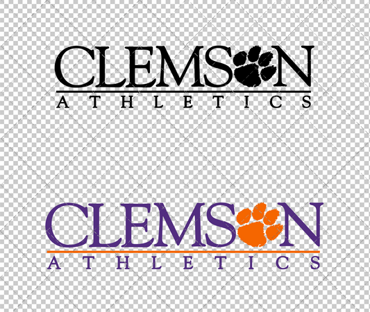Clemson Tigers Wordmark 1995, Svg, Dxf, Eps, Png - SvgShopArt