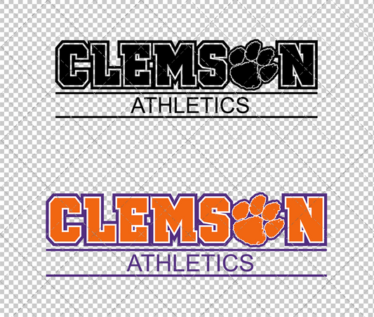 Clemson Tigers Wordmark 2014 007, Svg, Dxf, Eps, Png - SvgShopArt