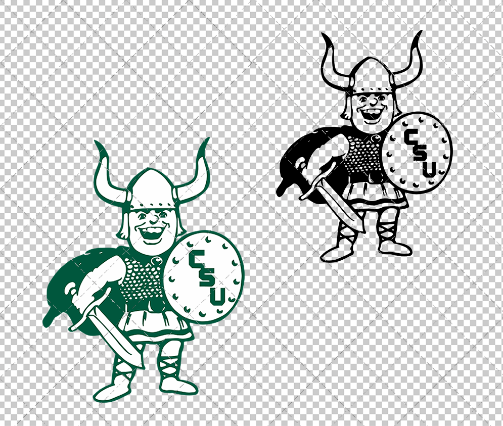 Cleveland State Vikings 1965, Svg, Dxf, Eps, Png - SvgShopArt