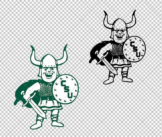 Cleveland State Vikings 1965, Svg, Dxf, Eps, Png - SvgShopArt