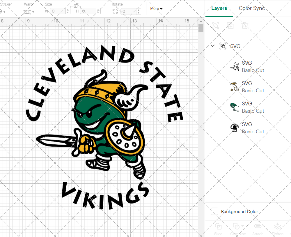 Cleveland State Vikings 1999, Svg, Dxf, Eps, Png - SvgShopArt