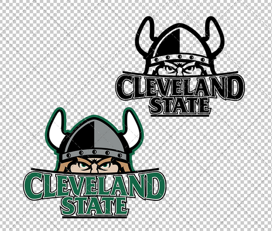 Cleveland State Vikings 2014, Svg, Dxf, Eps, Png - SvgShopArt
