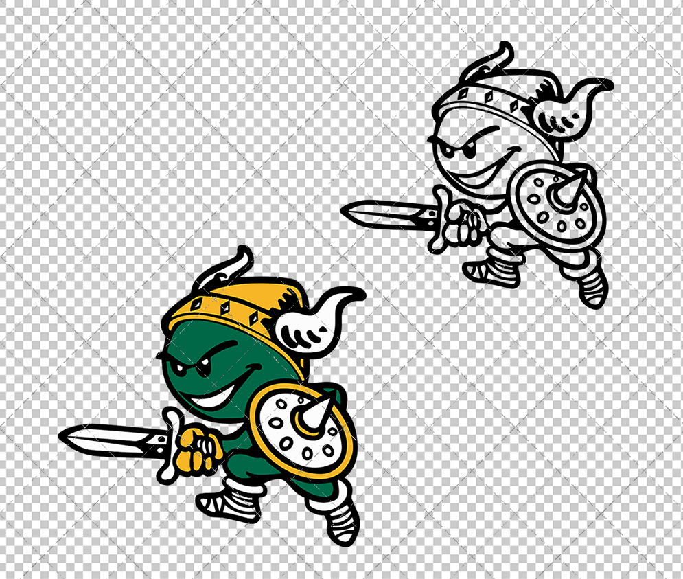 Cleveland State Vikings Secondary 1999, Svg, Dxf, Eps, Png - SvgShopArt