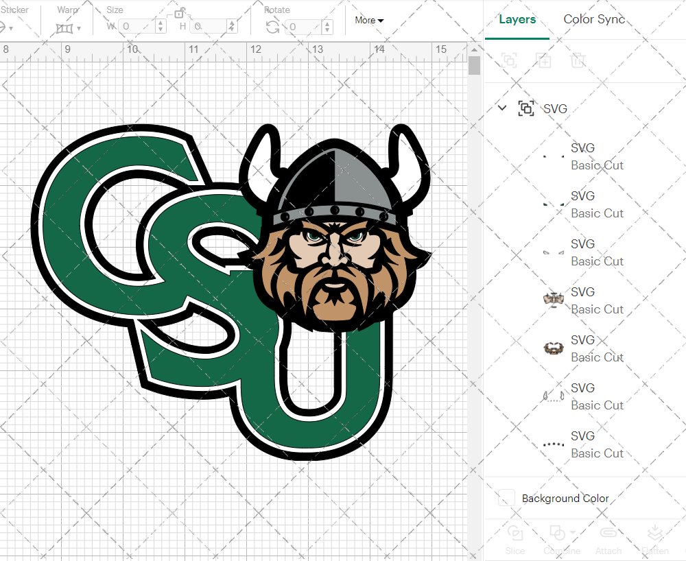 Cleveland State Vikings Secondary 2007 002, Svg, Dxf, Eps, Png - SvgShopArt