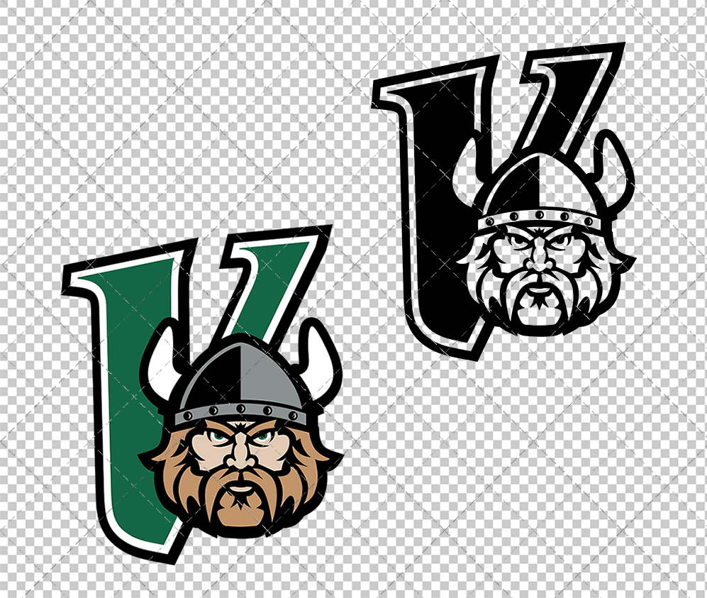 Cleveland State Vikings Secondary 2007 003, Svg, Dxf, Eps, Png - SvgShopArt