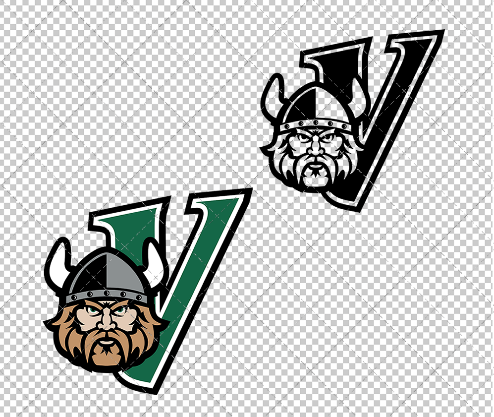 Cleveland State Vikings Secondary 2007 004, Svg, Dxf, Eps, Png - SvgShopArt