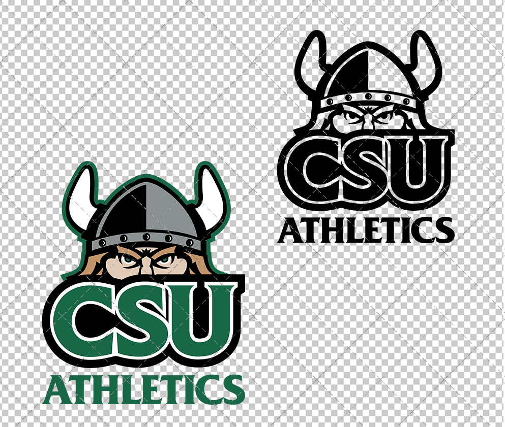 Cleveland State Vikings Secondary 2007 006, Svg, Dxf, Eps, Png - SvgShopArt