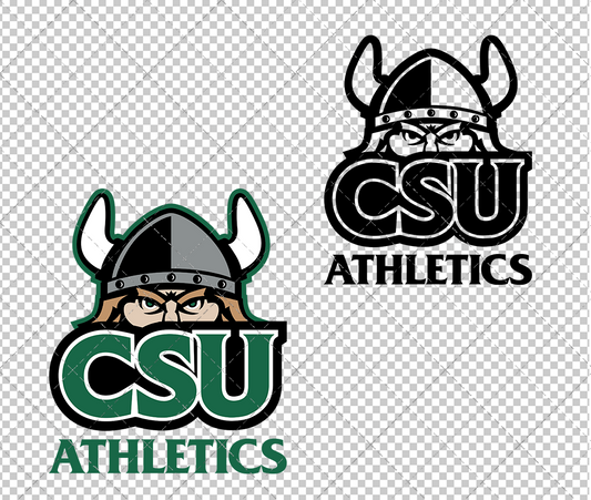 Cleveland State Vikings Secondary 2007 006, Svg, Dxf, Eps, Png - SvgShopArt