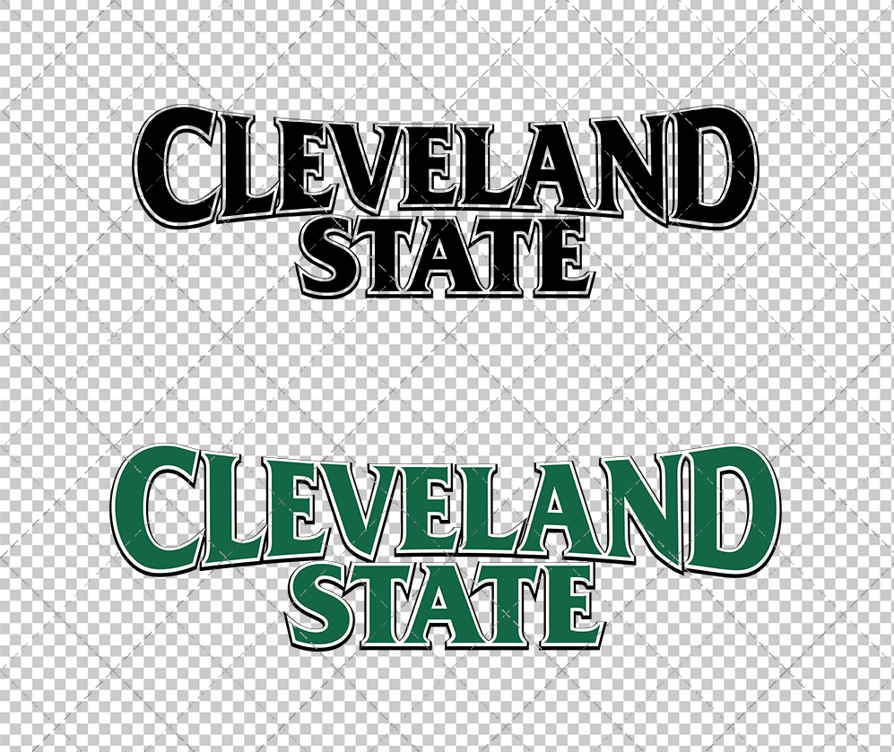 Cleveland State Vikings Wordmark 2007 005, Svg, Dxf, Eps, Png - SvgShopArt