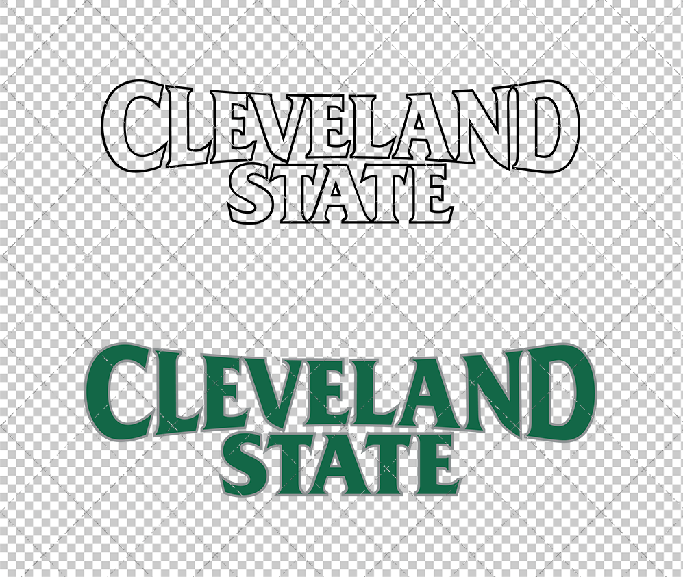 Cleveland State Vikings Wordmark 2014 002, Svg, Dxf, Eps, Png - SvgShopArt