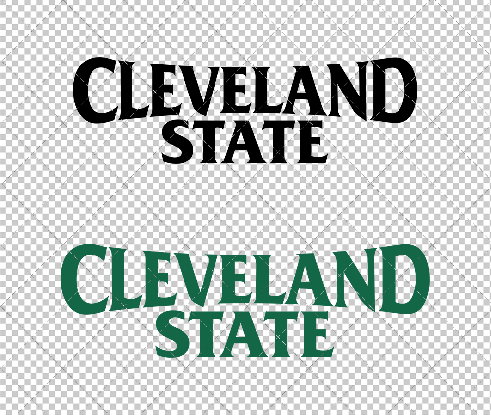 Cleveland State Vikings Wordmark 2014 003, Svg, Dxf, Eps, Png - SvgShopArt