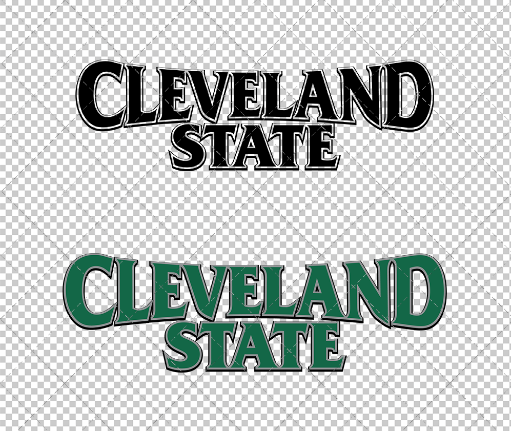Cleveland State Vikings Wordmark 2014, Svg, Dxf, Eps, Png - SvgShopArt