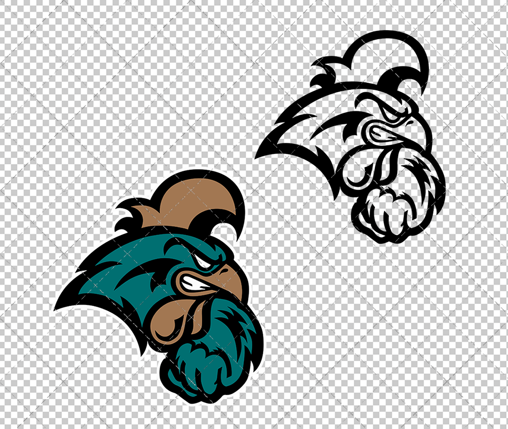 Coastal Carolina Chanticleers 2016, Svg, Dxf, Eps, Png - SvgShopArt