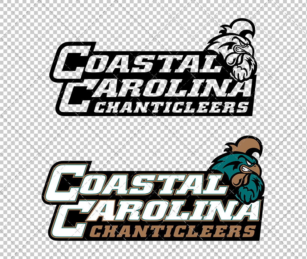 Coastal Carolina Chanticleers Alternate 2002, Svg, Dxf, Eps, Png - SvgShopArt