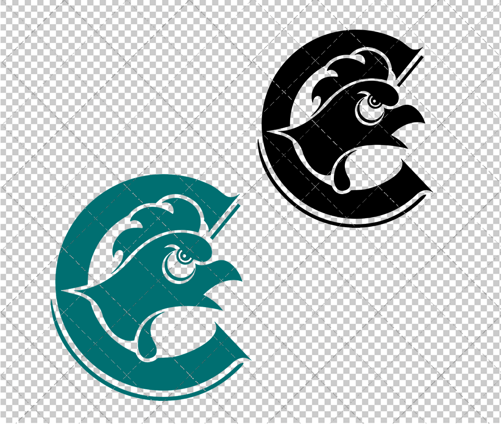 Coastal Carolina Chanticleers Secondary 1988, Svg, Dxf, Eps, Png - SvgShopArt