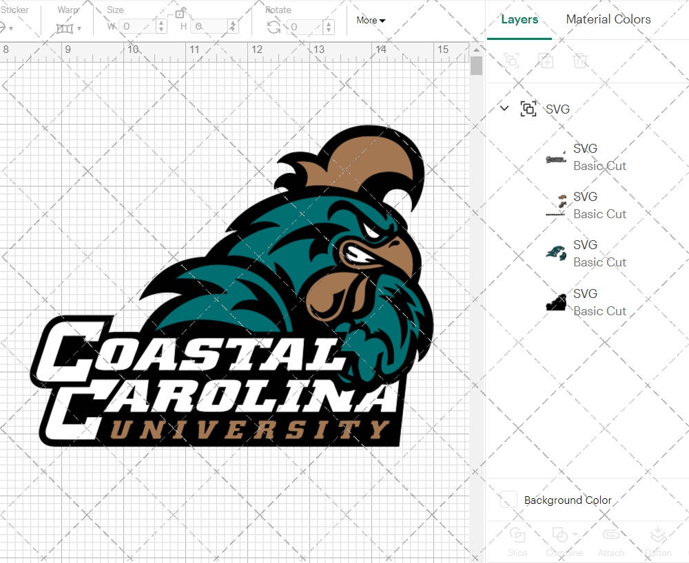 Coastal Carolina Chanticleers Secondary 2016 002, Svg, Dxf, Eps, Png - SvgShopArt