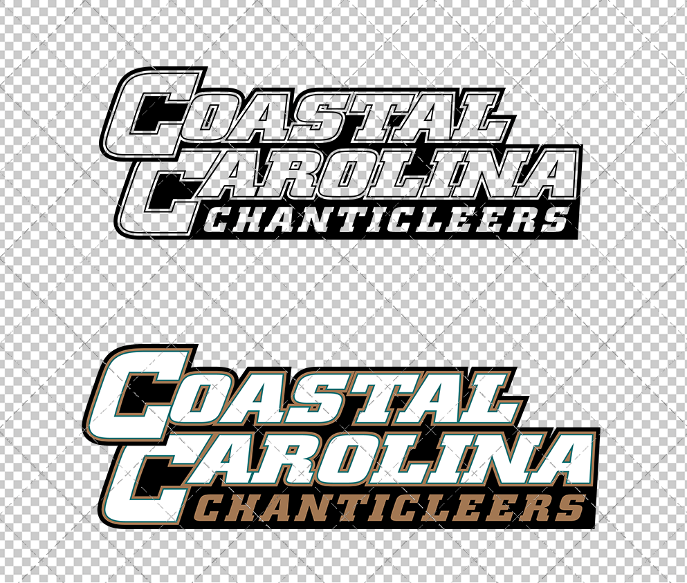 Coastal Carolina Chanticleers Wordmark 2002, Svg, Dxf, Eps, Png - SvgShopArt