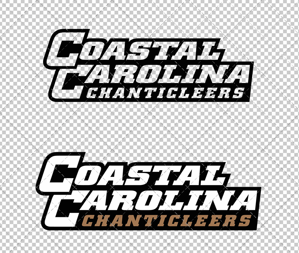Coastal Carolina Chanticleers Wordmark 2016 002, Svg, Dxf, Eps, Png - SvgShopArt