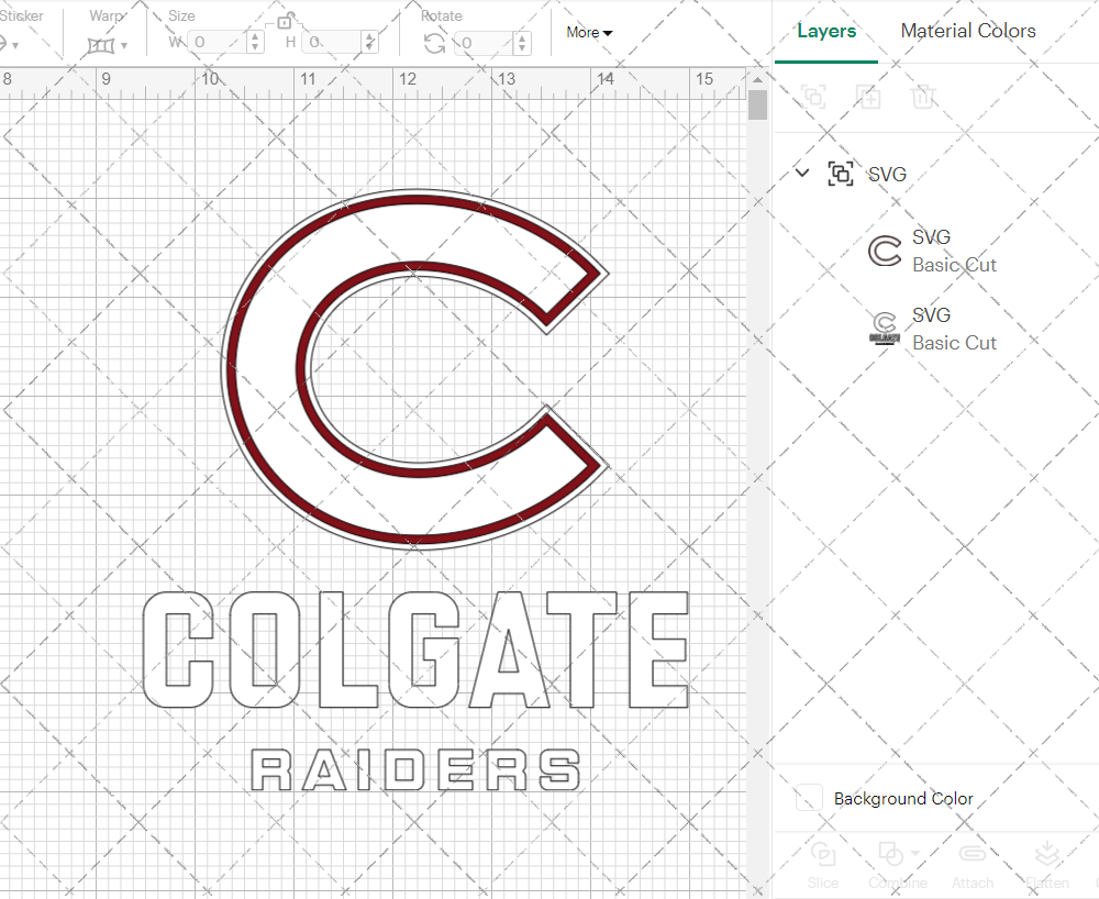 Colgate Raiders Alternate 2020 004, Svg, Dxf, Eps, Png - SvgShopArt