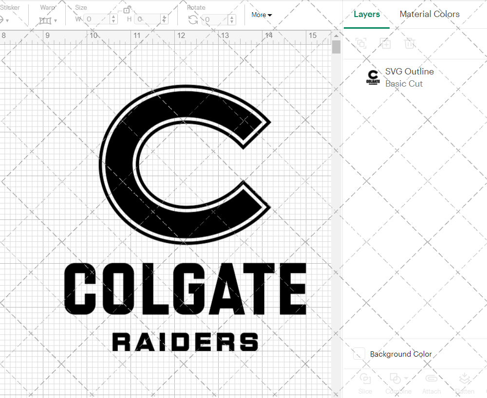 Colgate Raiders Alternate 2020 004, Svg, Dxf, Eps, Png - SvgShopArt