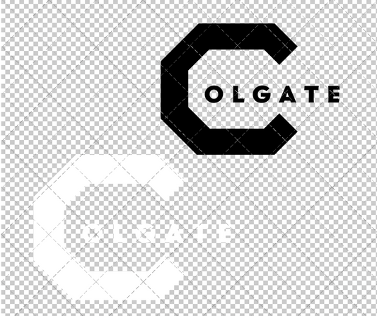 Colgate Raiders Secondary 1950, Svg, Dxf, Eps, Png - SvgShopArt