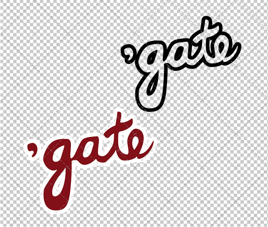 Colgate Raiders Secondary 1977 002, Svg, Dxf, Eps, Png - SvgShopArt