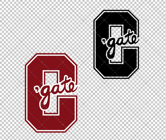Colgate Raiders Secondary 1991 003, Svg, Dxf, Eps, Png - SvgShopArt