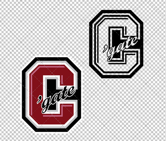 Colgate Raiders Secondary 2006, Svg, Dxf, Eps, Png - SvgShopArt